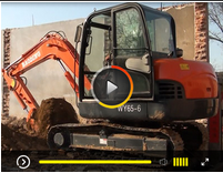 宝鼎履带60小型挖掘机工作视频